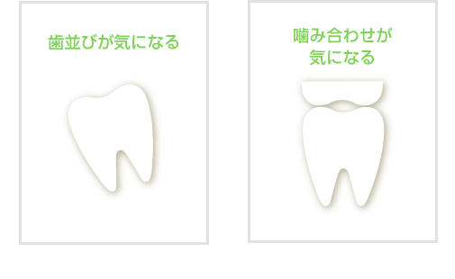 応急処置 歯並びが気になる 噛み合わせが気になる